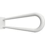Brillantbad BELP Stützgriff in U-Form Eisen Weiß mit Abdeckung 103x253x829 mm, 120 kg Traglast für Bad & WC >> zum Bohren