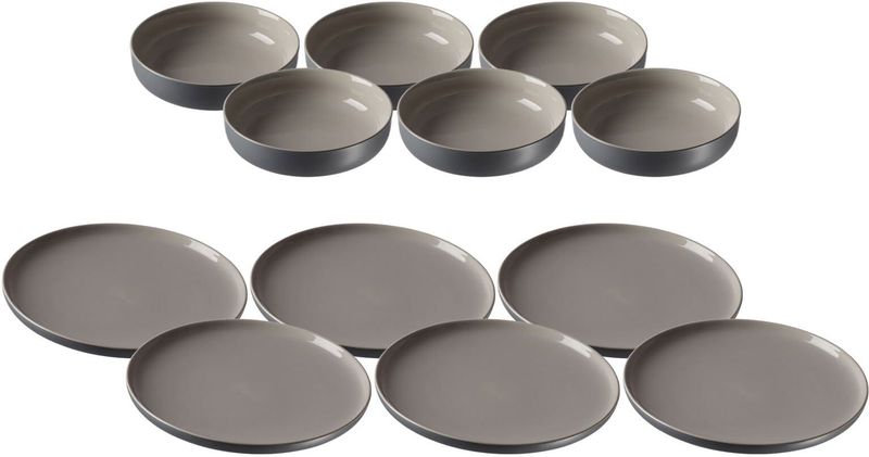 Ritzenhoff & Breker Teller und Schalenset Jasper 12er Set
