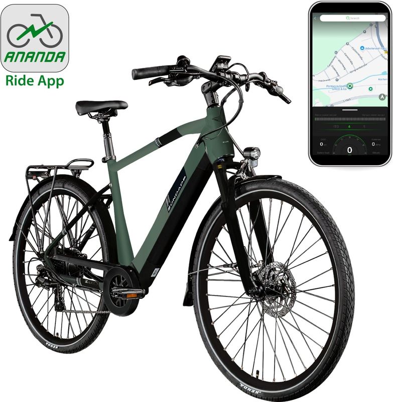 Zündapp Z810 E Bike Trekkingrad Herren ab 160 cm mit 8 Gängen Beleuchtung StVZO Elektrofahrrad 550 Wh