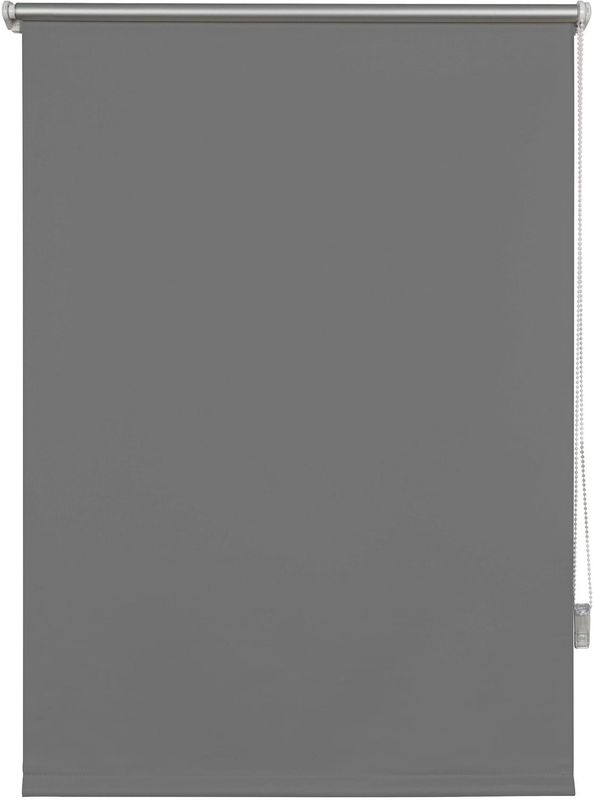 Ondeco Thermo-Rollo Win ohne Bohren Verdunkelung für Fenster und Türen lichtundurchlässig Größe: 140x160 cm ohne Klemmträger, Farbvariante: Grau