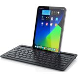 Aplic Bluetooth Tastatur mit Tablet Halterung für iOS, Android, Windows QWERTZ Layout / mit Akku
