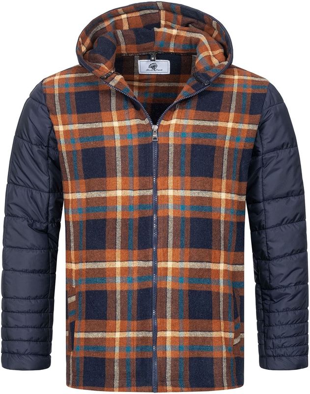 Rock Creek Winterjacke Kariert Regular Fit
