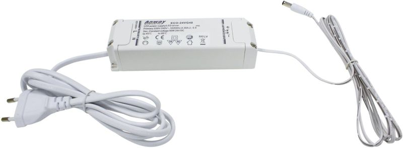 kalb  Lineara Netzteil 40W 24VDC Flachnetzteil mit Anschlusskabeln