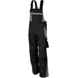 QUALITEX HIGH QUALITY WORKWEAR Latzhose PRO schwarz/grau Damen: 42 Herren: 48