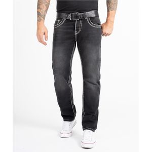 Rock Creek Jeans Comfort Fit dicke Nähte Loose Fit