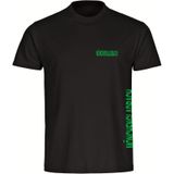 multifanshop Kinder T-Shirt - Mönchengladbach - Brust & Seite - Druck grün - Kind