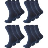 Paolo Renzo® Business Socken 36 Paar - Größe 39/42 - Marineblau