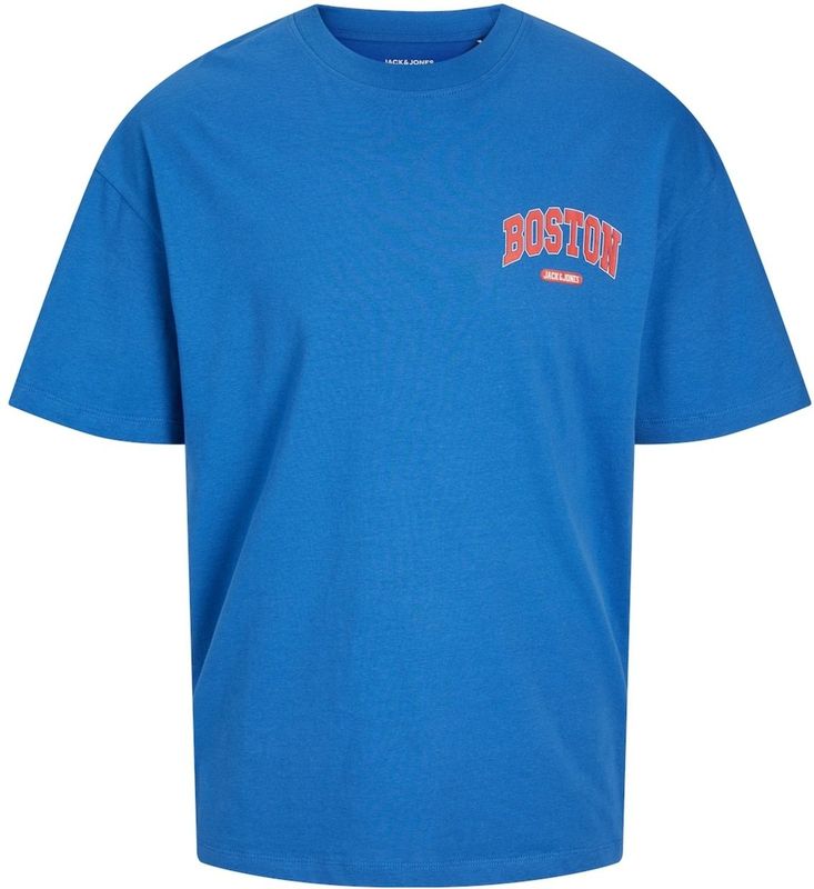 Jack & Jones T-Shirt BRADLEY VARSITY BACK TEE Kurzarmshirt