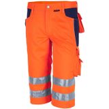 QUALITEX HIGH QUALITY WORKWEAR Shorts PRO WS warnorange/marine Damen: 38 Herren: 44