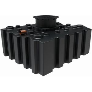 GreenLife Regenwasser-Flachtank 3.000 l mit Ausgleichsdom und begehbarer Abdeckung