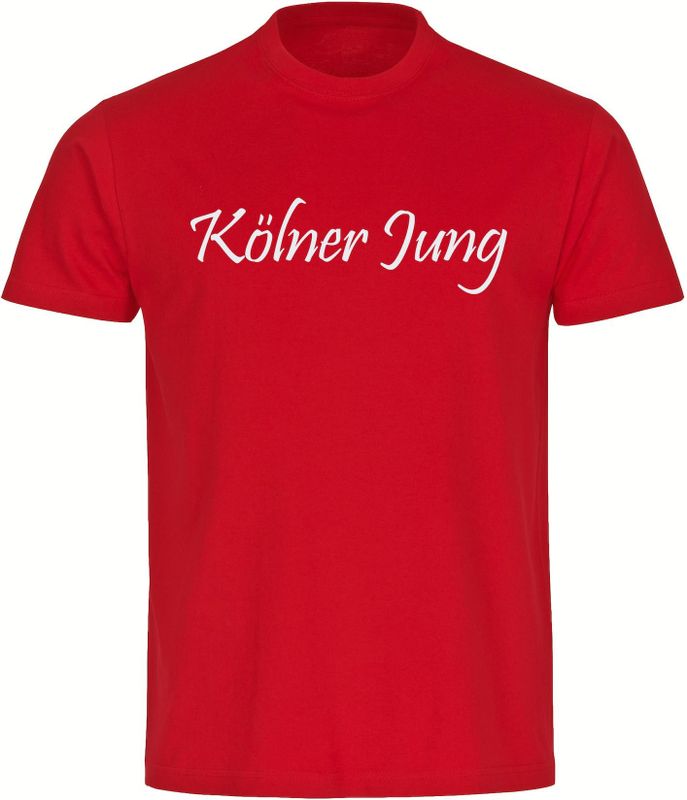 multifanshop Kinder T-Shirt - Köln - Kölner Jung - Druck weiß - Kind