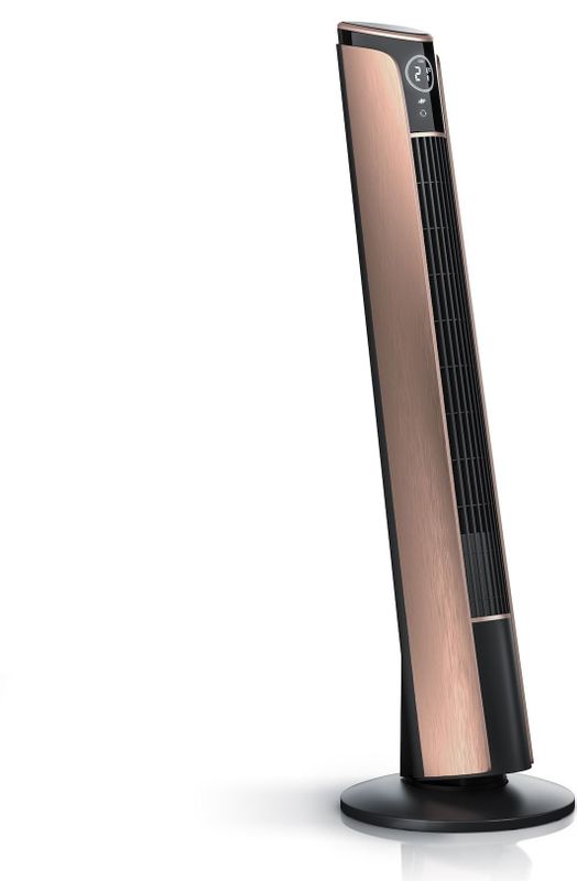 Brandson Turmventilator 108 cm, Ventilator 10 Grad neigbar, Standventilator, 65° oszillierend, 3 Geschwindigkeitsstufen, 4 Lüftungs-Modi