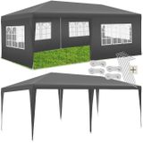tectake® Pavillon, 6 x 3 m, im Stecksystem, mit UV-Schutz, wasserdicht