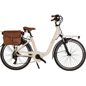 MBM Elektro-Citybike MONOTUBO CLASSIC Lady 28 Zoll, beige