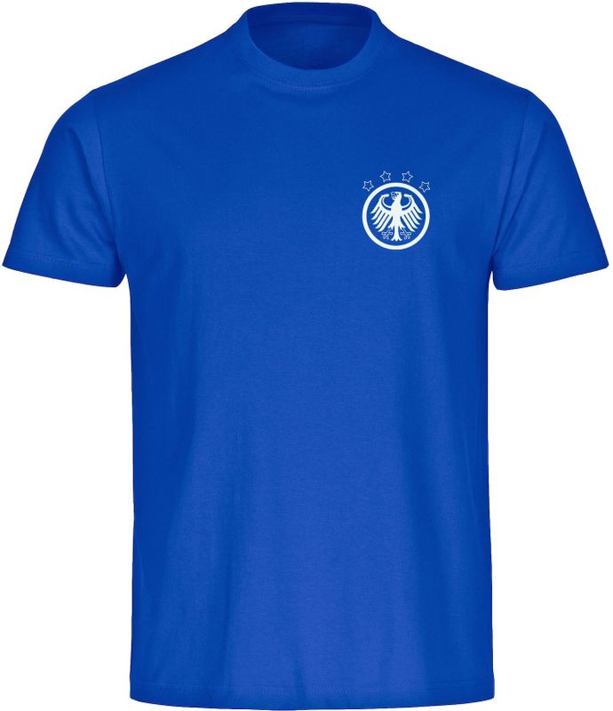 multifanshop Kinder T-Shirt - Deutschland - Adler Retro - Druck weiß - Kind