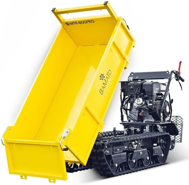 BAMATO Mini Raupendumper MTR-800PRO mit Kipphydraulik und Trittbrett