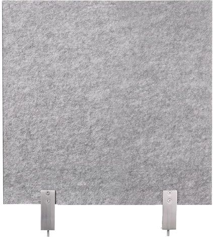Schreibtisch-Set desktopz Klemme Farbe: grau, Größe: 50x50x1cm