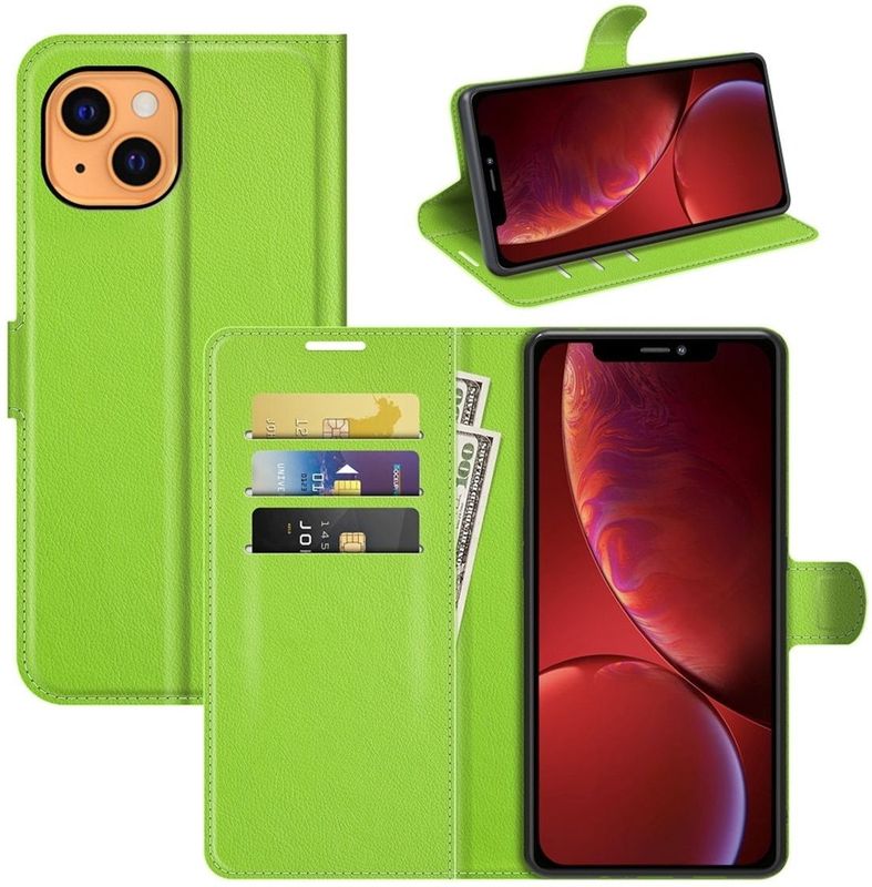 Hülle Handy Schutz für Apple iPhone 13 mini Case Cover Tasche Etuis Bumper Grün