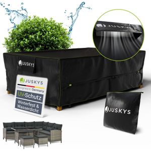 Juskys Gartenmöbel Abdeckplane 300 x 200 x 90 cm - winterfest, wasserdicht, UV-Schutz, Schutzhülle