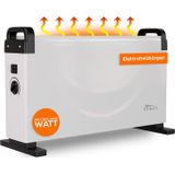 TroniTechnik® KH-101 Heizgerät Konvektor Radiator Heizung stufenlose Thermosteuerung (750W / 1.250W / 2.000W),Tragegriff