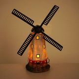 Solar LED-Windmühle MCW-G95, Gartendeko Tischdeko Dekofigur, In-/Outdoor