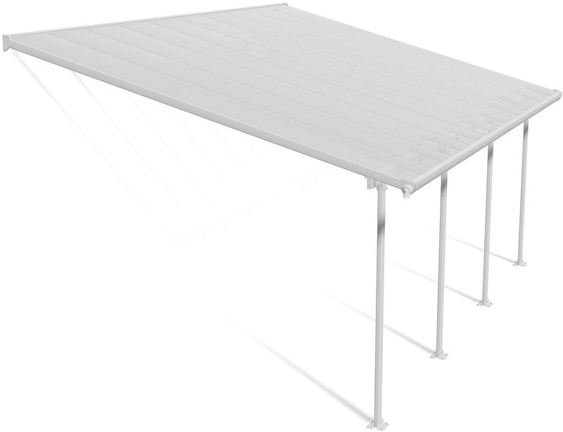 Palram Canopia Feria Terrassenüberdachung weiß 606x387x260 - 305 in cm (LxBxH)