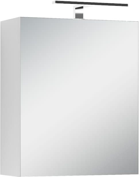 byLIVING Spiegelschrank SPREE, Breite 50 cm, weiß, LED Beleuchtung