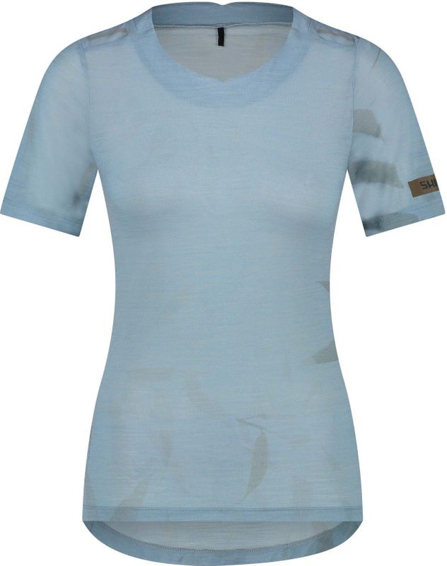 Woman's EVOLVE Terra Short Sleeve Jersey, Matte Blue