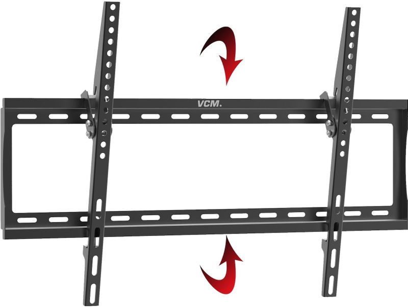 VCM Universal TV Halterung  VESA Wandhalterung  Halter Fernsehhalter flach neigbar  Belastbarkeit bis zu 25kg - B-FN600