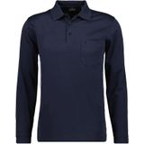 Soft Knit Polo Knopf Langarm Herren Poloshirt