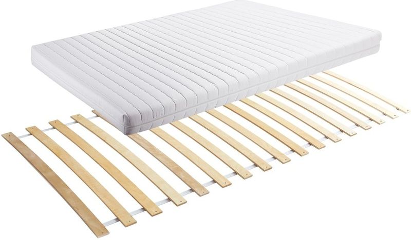 TiCAA Set Rollrost + Kindermatratze MedAllergen 90x200cm