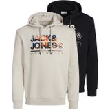 Jack & Jones Hoodie Luke Kapuzenpullover Doppelpack