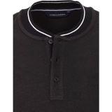 CASA MODA Poloshirt Polo Kurzarmshirt mit College-Kragen und Kontraststreifen