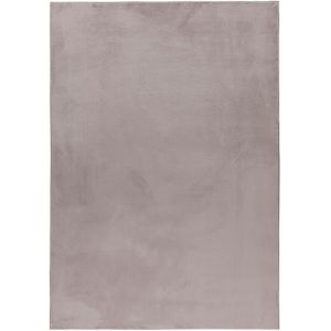 Weicher Hochflor Teppich Wohnzimmer Einfarbig, Felloptik, Flauschig, Rutschfest,