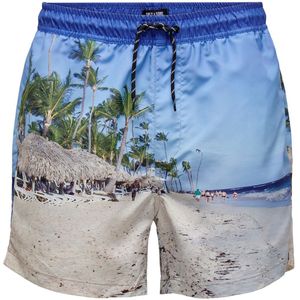 Only & Sons Badehose TED Bade-Shorts mit elastischem Bund, Tunnelzug und Gesäßtasche