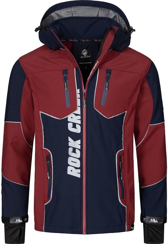 Rock Creek Jacke Softshelljacke Regular Fit