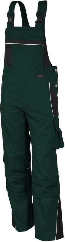 QUALITEX HIGH QUALITY WORKWEAR Latzhose PRO grün/schwarz Herren: 90