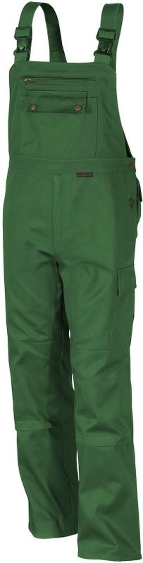 QUALITEX HIGH QUALITY WORKWEAR Latzhose comfort grün Damen: 46 Herren: 52