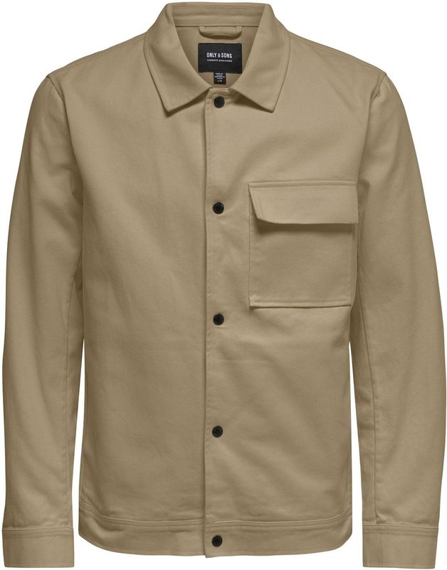 Only & Sons Jacke Leichte Übergangsjacke HYDRA mit Fly-Away Kragen und seitlichen Eingrifftaschen