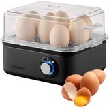 Steinborg Eierkocher Edelstahl für bis zu 8 Eier 500 W