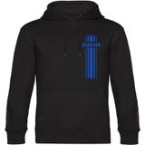 multifanshop Kapuzen Sweatshirt - München blau - Streifen - Druck blau - Hoodie