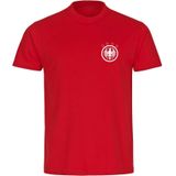 multifanshop Kinder T-Shirt - Deutschland - Adler Retro - Druck weiß - Kind