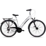 Chrisson Sereto 1.0 Trekkingrad 28 Zoll Urban Bike Damen 165 - 175 cm Damenrad Fahrrad 7 Gang Nabenschaltung Damenfahrrad weiß 53 cm