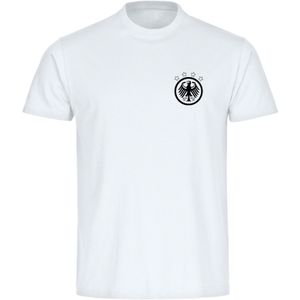 multifanshop Herren T-Shirt - Deutschland - Adler Retro - Druck schwarz - Männer
