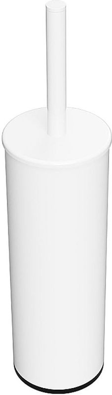 Brillantbad WHITE WC-Bürstengarnitur Messing Weiß für Bad & WC >> zum Bohren oder Freistehend anwendbar