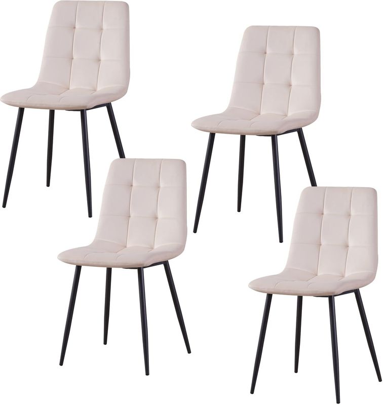 HTI-Living Stuhl Mesa Velvet 4er-Set
