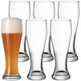 Leonardo Biergläser Weizenbierglas 0,5l 500 ml 6er Set