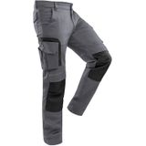 QUALITEX HIGH QUALITY WORKWEAR Bundhose PRO+ grau/schwarz Damen: 50 Herren: 56