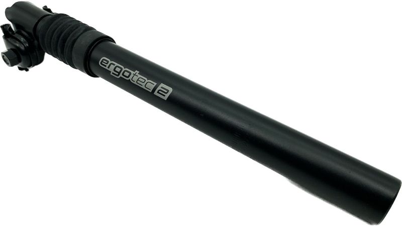 Ergotec gefederte Sattelstütze SP-2.0 Ø 30,8 schwarz mit Kloben