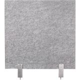 Schreibtisch-Set desktopz Klemme Farbe: grau, Größe: 50x50x2,5cm